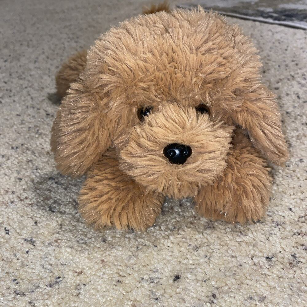FAO Schwarz Plush Doodle Brown Puppy Dog Floppy 14"